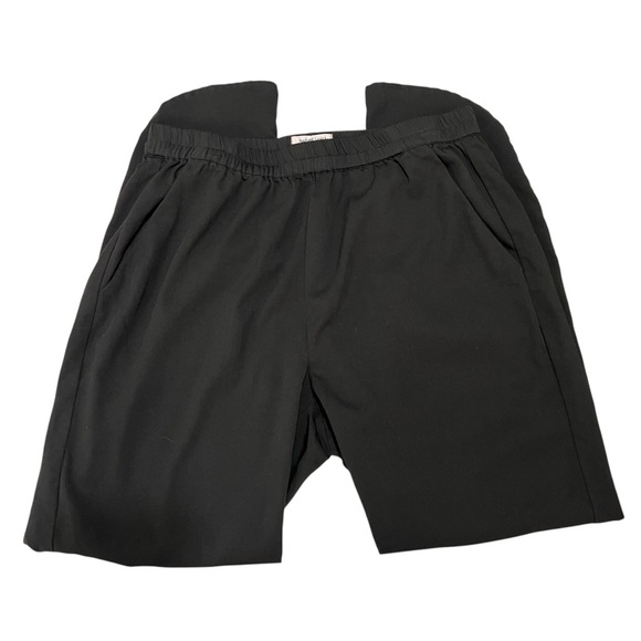 Marine Layer Allison Black Modal Blend Pull On Dolphin Hem Ankle Pants Women’s M - Picture 5 of 10